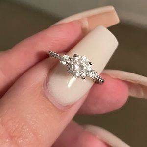 Silver promise ring